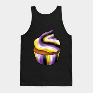 Nonbinary LGBTQ Cupcake Tank Top